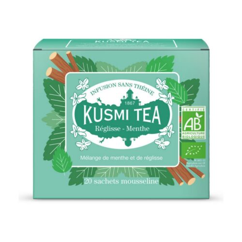 Kusmi licorice-mint tee - 20 musliinist teekotti